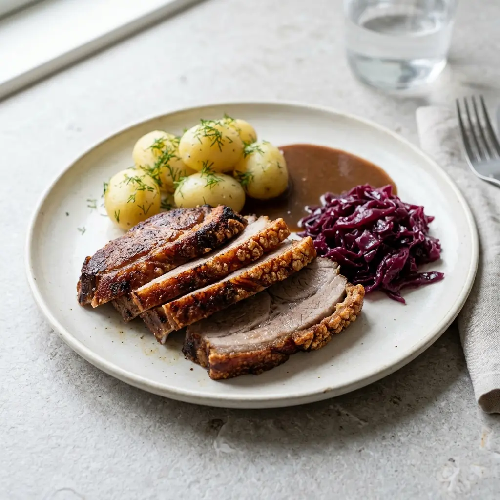 Ett glas gammaldags nackstek serverat kallt och fräscht med enkel garnering