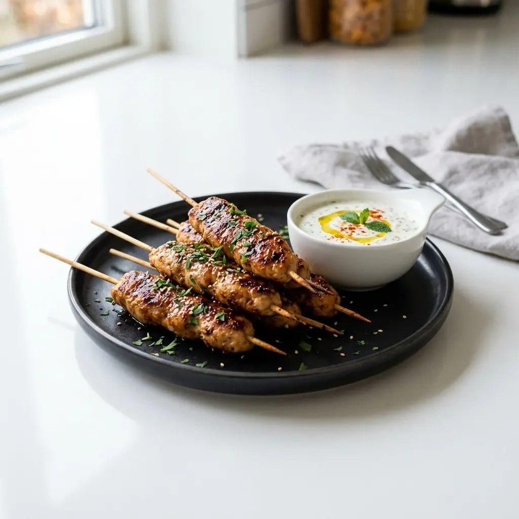 Nylagad kycklingsticks serverad på ett aptitligt och hemlagat sätt