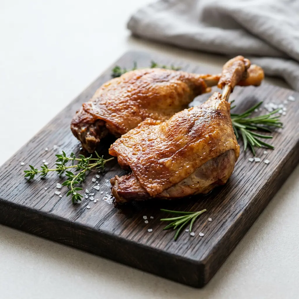 Foto av det färdiga receptet Anklår i airfryer