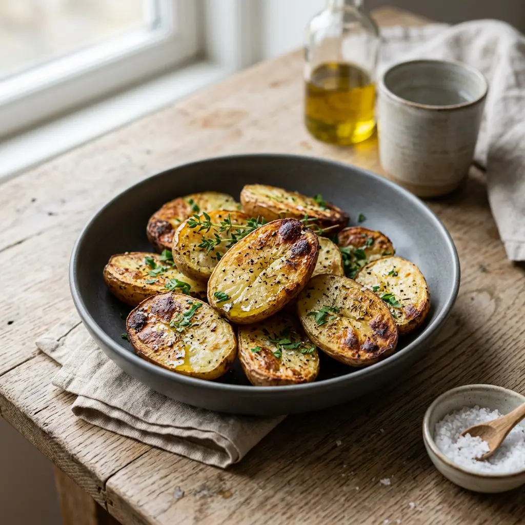 Foto av Bakad potatis i airfryer med krispigt resultat från airfryer