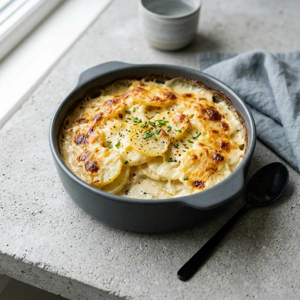 Foto av Gräddpotatis i airfryer med krispigt resultat från airfryer