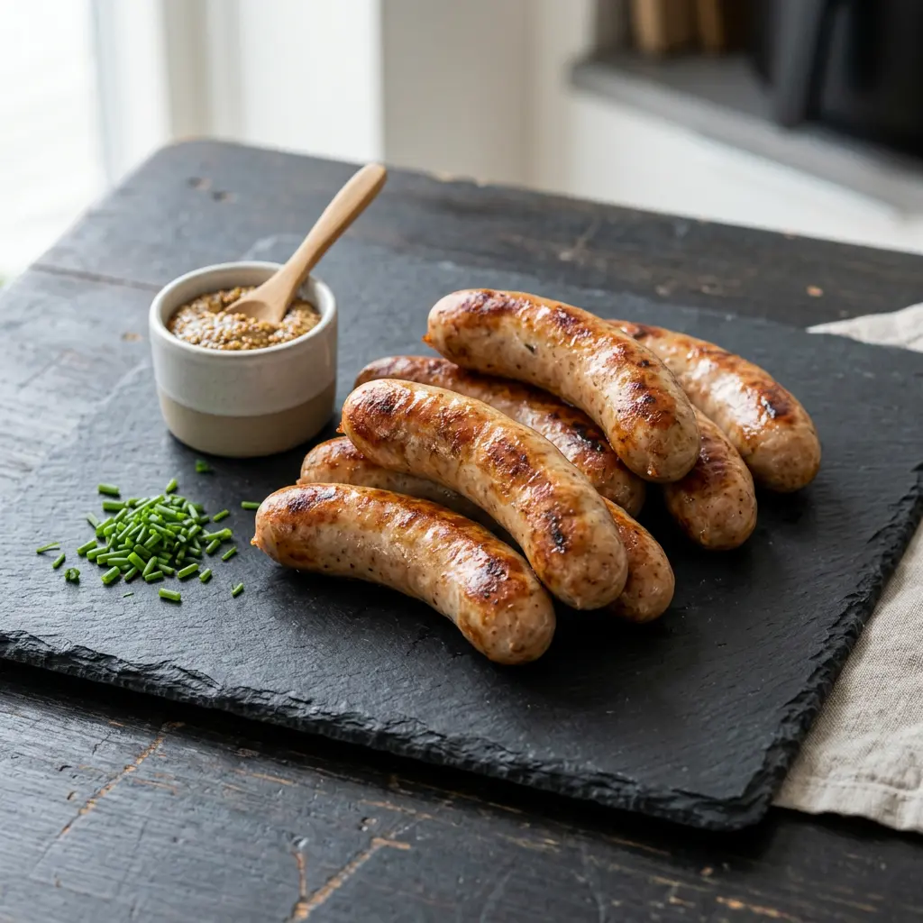Foto av Grillkorvar i airfryer med färdiglagat kött från airfryer