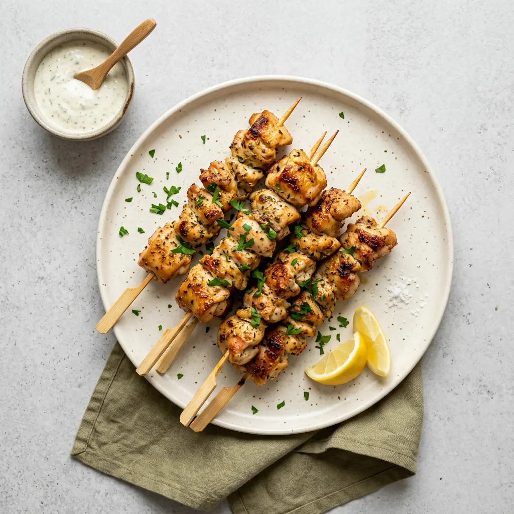 Foto av Kycklingspett i airfryer med färdiglagad fågel från airfryer
