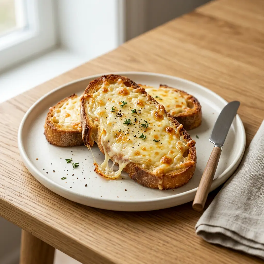 Foto av det färdiga receptet Osttoast i airfryer