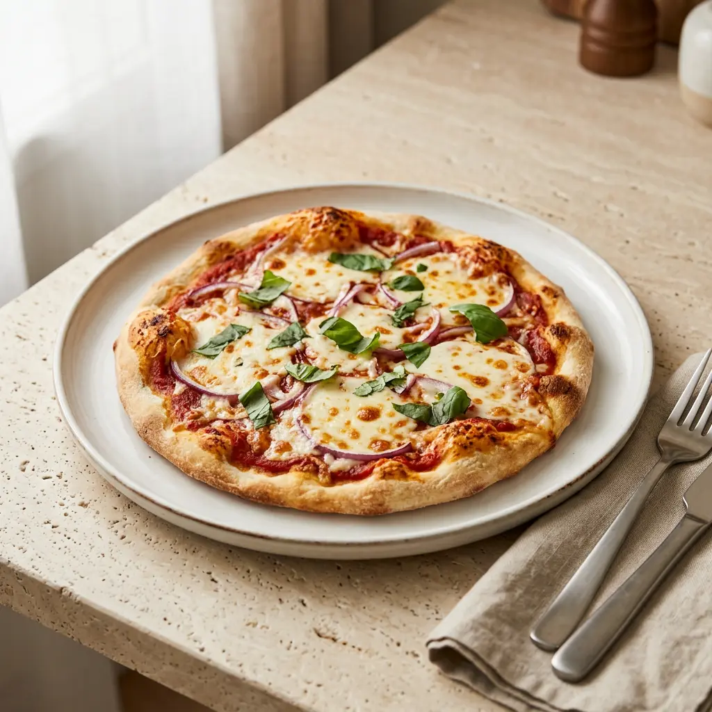 Foto av det färdiga receptet Pizza i airfryer
