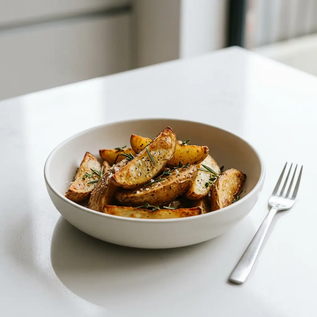 Foto av Potatis i airfryer med krispigt resultat från airfryer