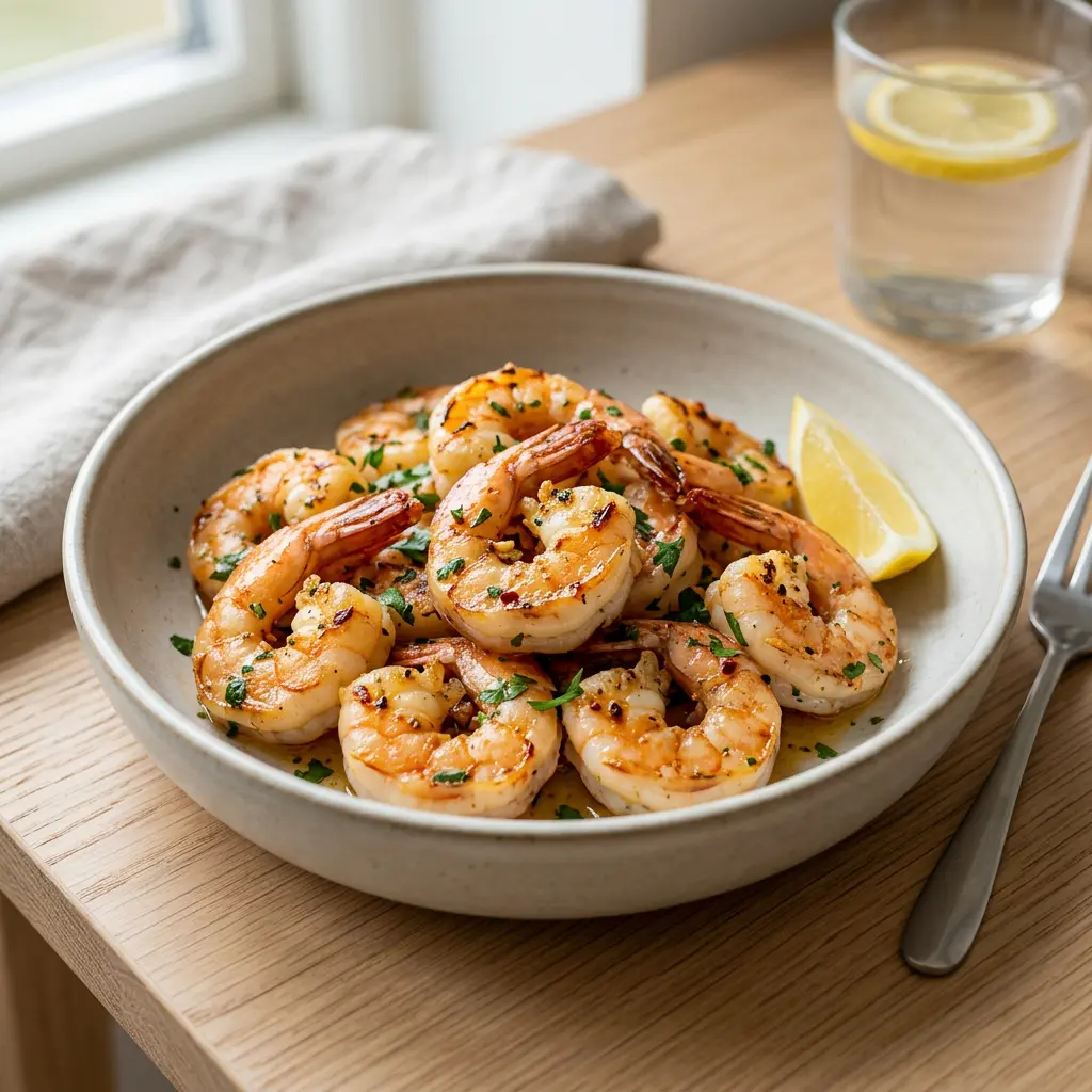 Foto av Scampi i airfryer med färdiglagad fisk eller skaldjur