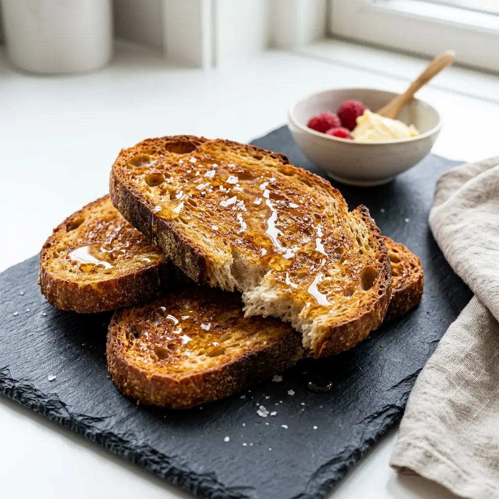 Foto av det färdiga receptet Varma smörgåsar i airfryer