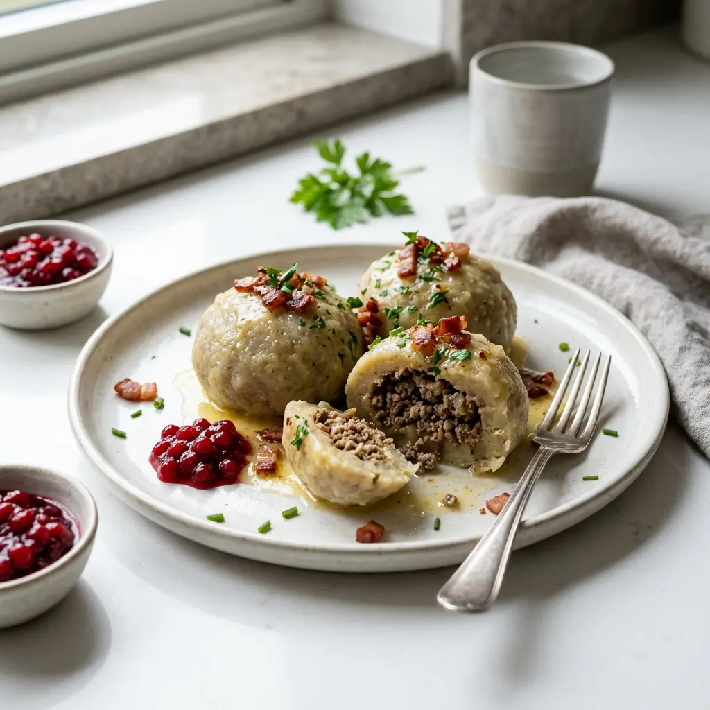 Foto av Kroppkakor redo att serveras